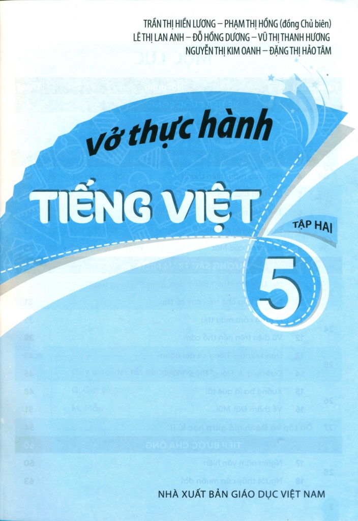 VỞ THỰC HÀNH TIẾNG VIỆT LỚP 5 - TẬP 2 (Kết nối tri thức với cuộc sống)